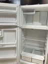Ge Used Refrigerator Top and Bottom 28x62 (White)