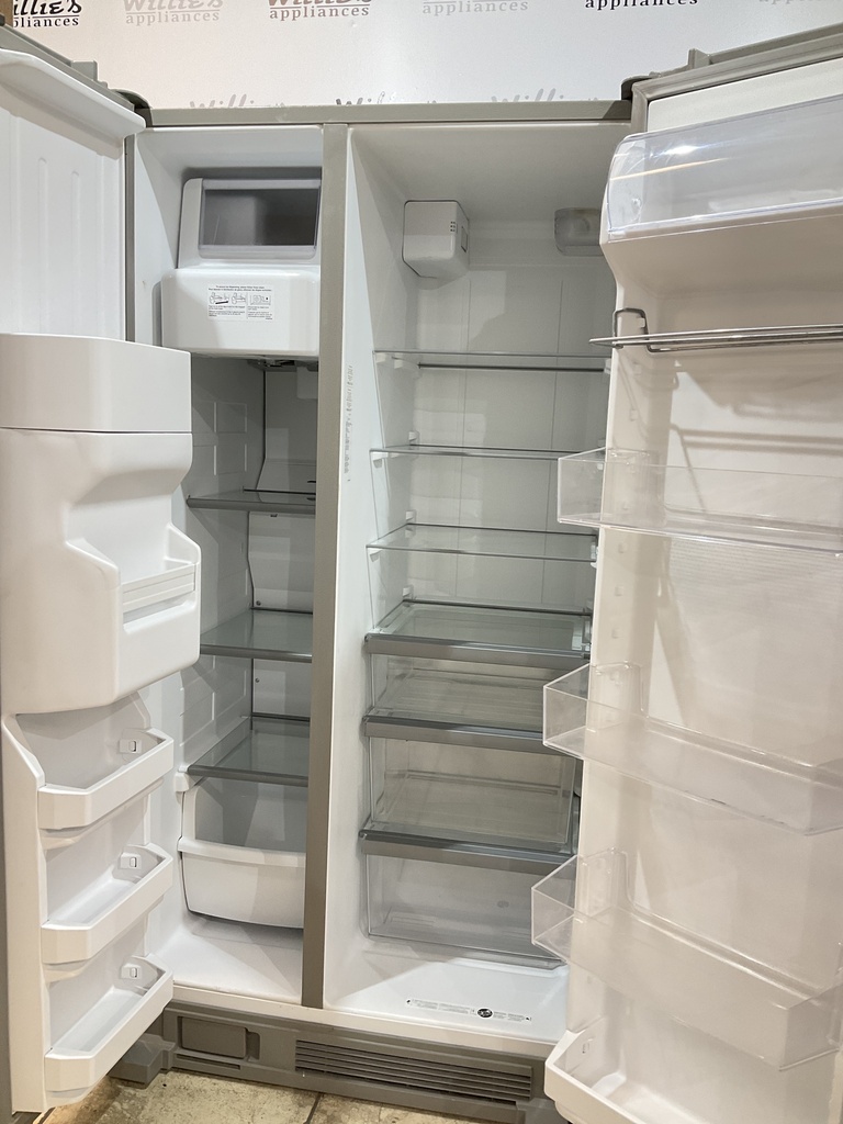 Whirlpool Used Refrigerator Side by Side 36x69 1/2” 