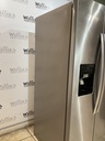 Whirlpool Used Refrigerator Side by Side 36x69 1/2” 