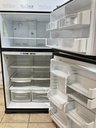 Ge Used Refrigerator Top and Bottom 36x68 1/2” (Stainless Steel) 