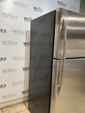 Ge Used Refrigerator Top and Bottom 36x68 1/2” (Stainless Steel) 