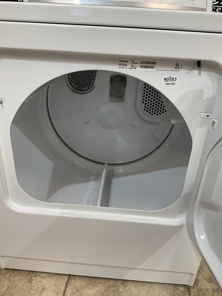 Whirlpool Used Electric Dryer 220volts (30 AMP) 29inches  {4 prong} (White) 