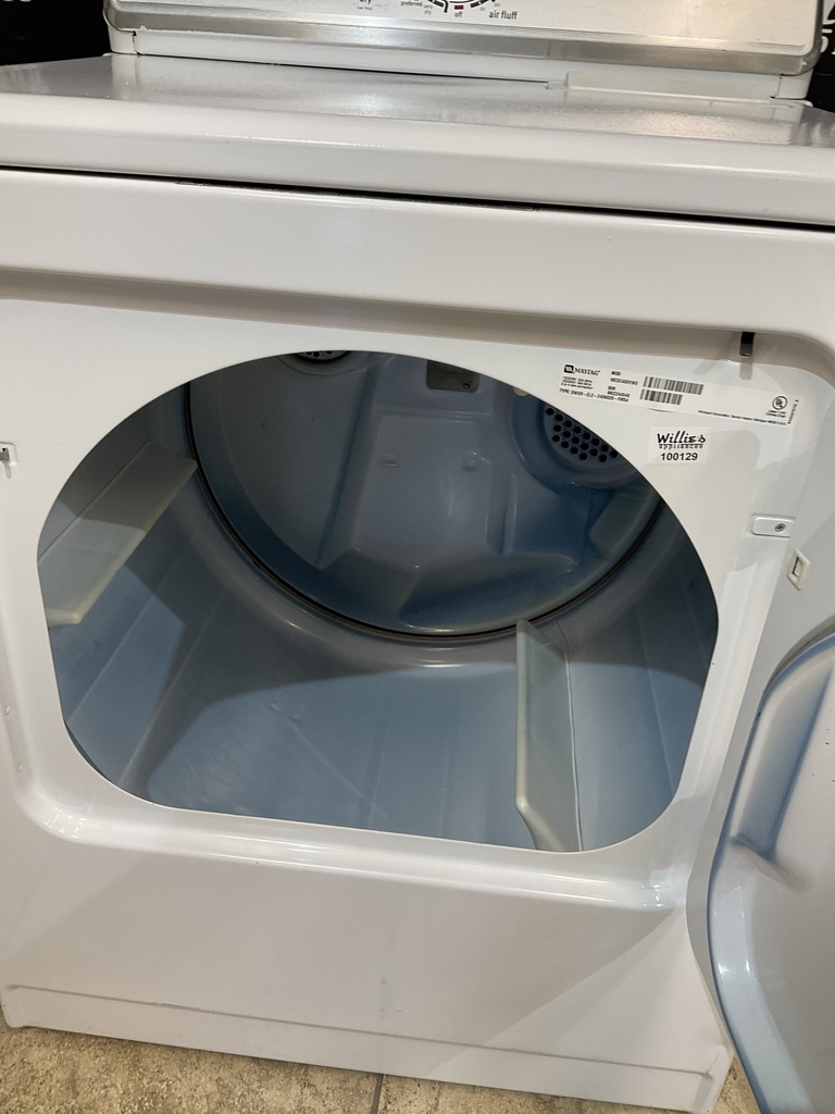 Maytag Used Electric Dryer 220volts (30 AMP) 29inches {3 prong} (White) 