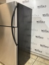 Frigidaire Used Refrigerator Top and Bottom 30x65 1/2” (Stainless Steel) 
