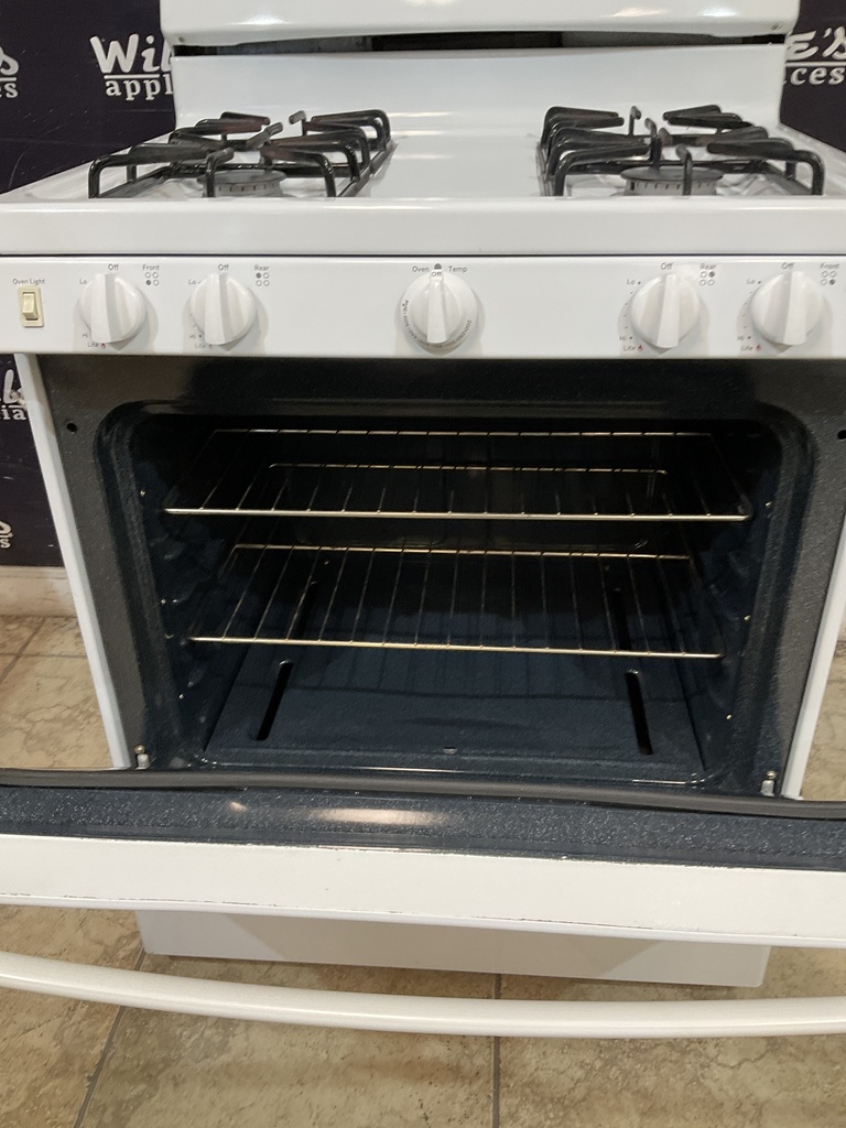 Ge Used Natural Gas Stove 30inches  (White) 