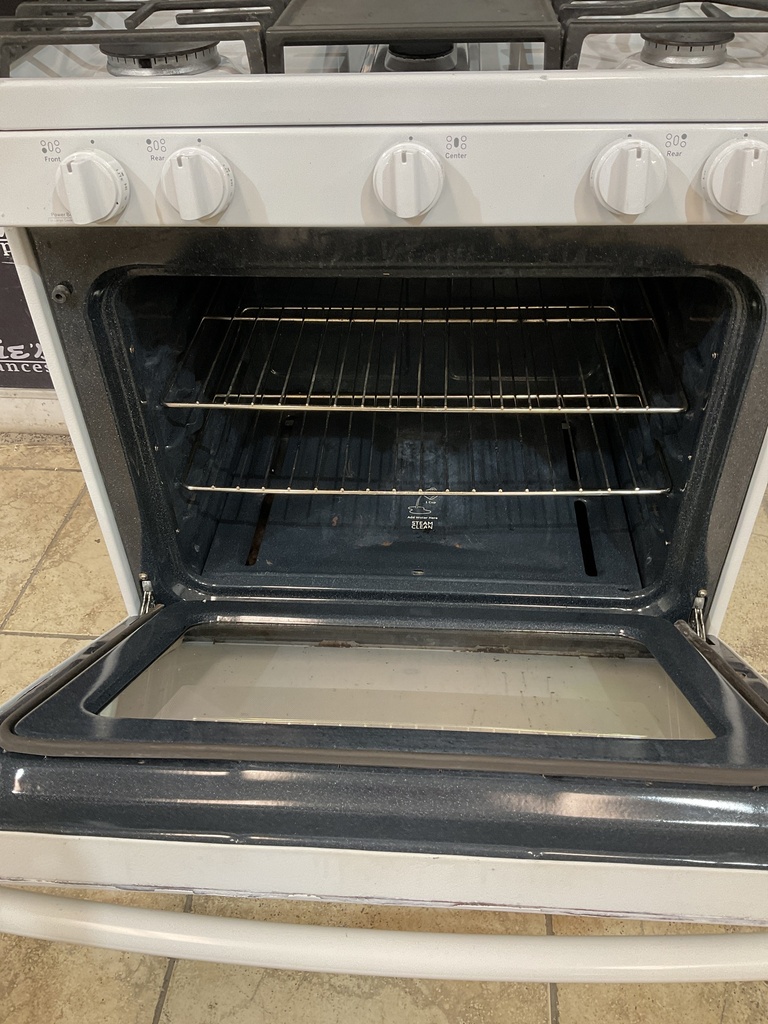 Ge Used Natural Gas Stove 30inches (White) 