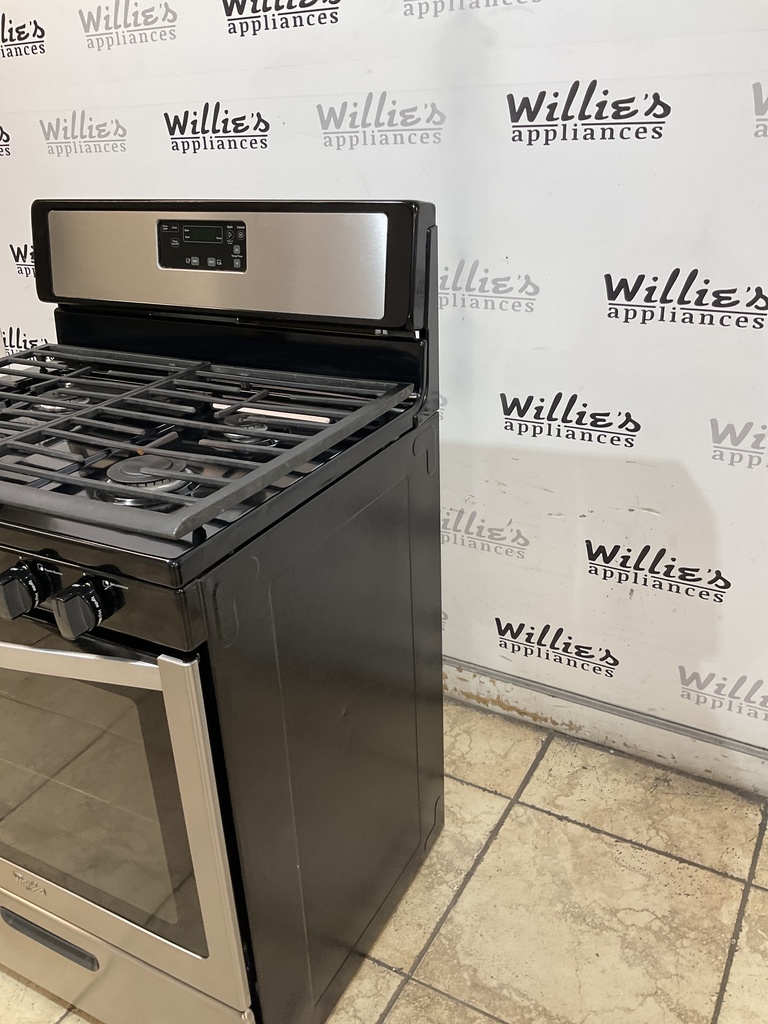 Whirlpool Used Natural Gas Stove 30inches (Stainless Steel) 