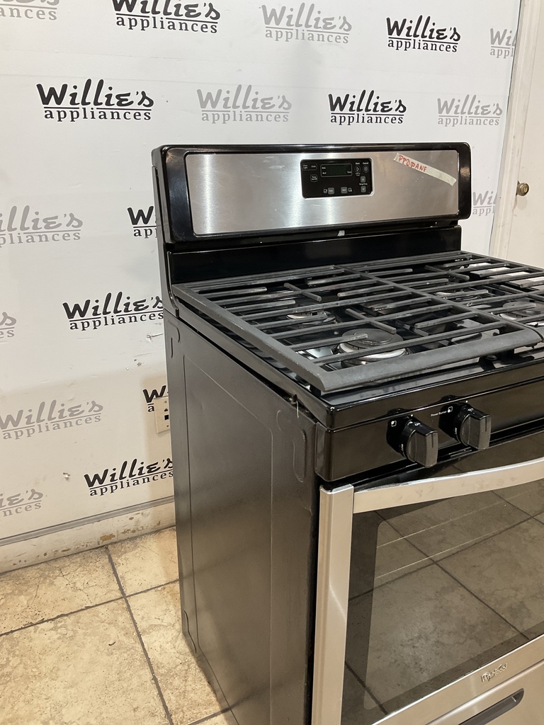 Whirlpool Used Gas Propane Stove 30inches (Stainless Steel) 