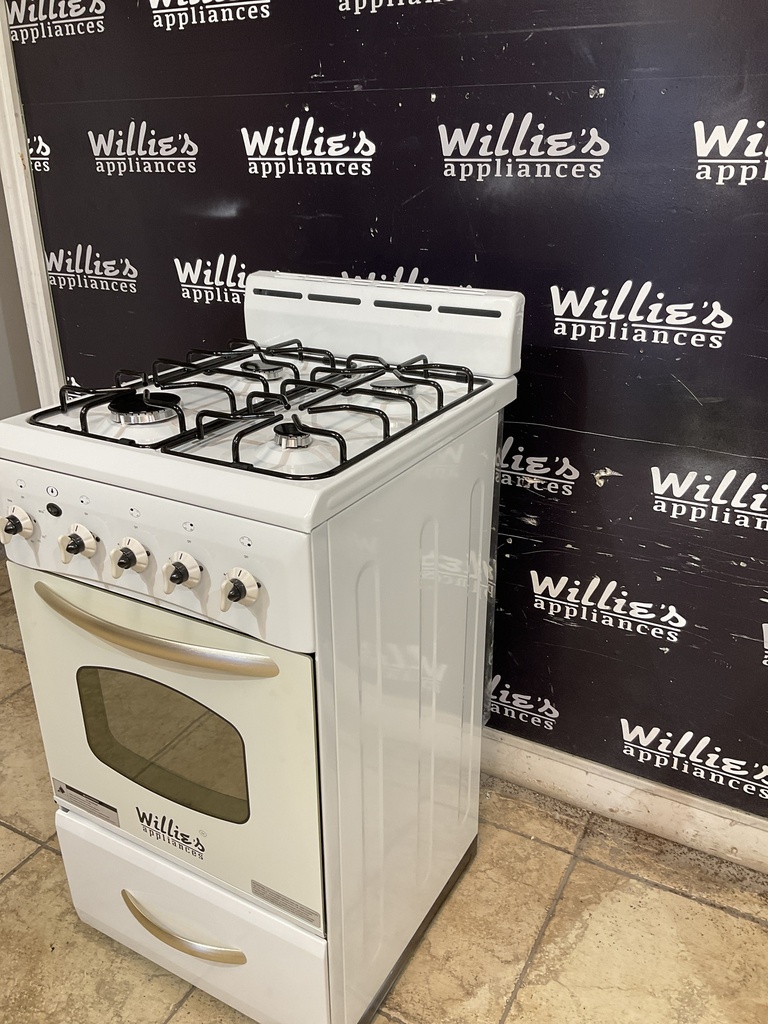 Willie’s Used Natural Gas Stove 19 1/2” (White) 