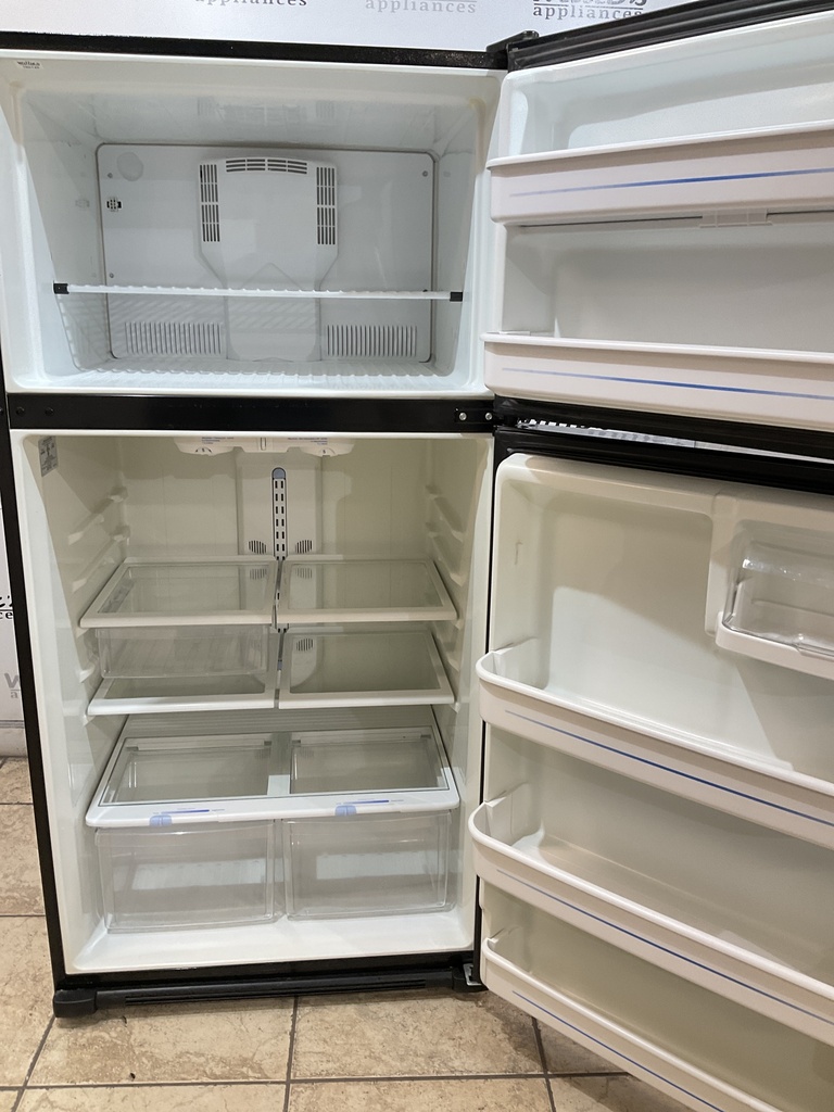 Ge Used Refrigerator Top and Bottom 33x66 1/2” (Stainless Steel) 