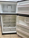 Ge Used Refrigerator Top and Bottom 33x66 1/2” (Stainless Steel) 