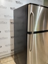 Ge Used Refrigerator Top and Bottom 33x66 1/2” (Stainless Steel) 