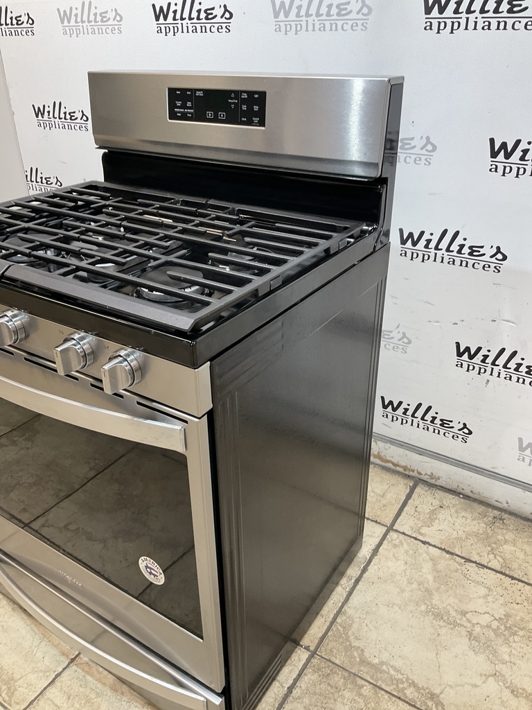 Whirlpool Used Natural Gas Stove 30inches (Stainless Steel) 