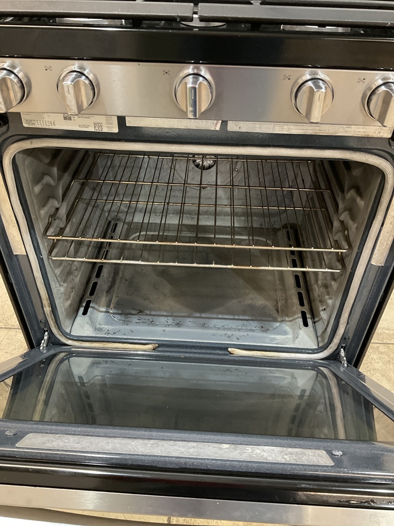 Whirlpool Used Natural Gas Stove 30inches (Stainless Steel) 