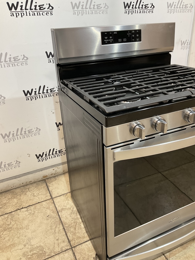 Whirlpool Used Natural Gas Stove 30inches (Stainless Steel) 