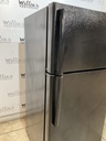 Ge Used Refrigerator Top and Bottom 28x61 (Black) 