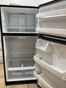 Ge Used Refrigerator Top and Bottom 28x61 (Black) 