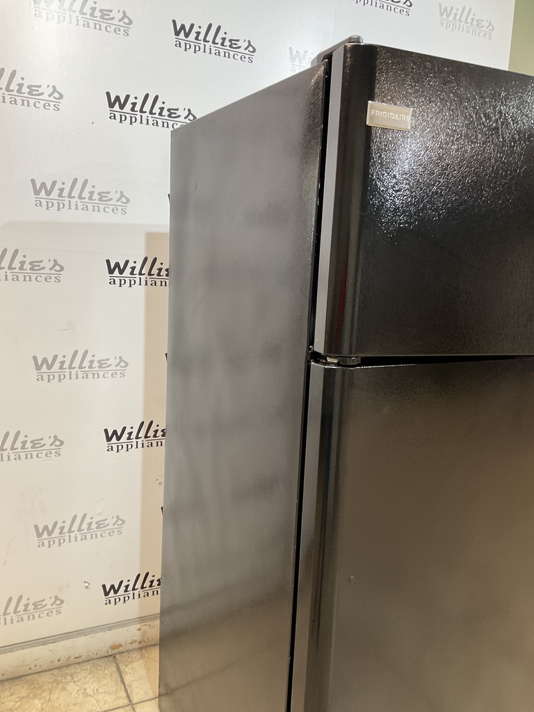 Frigidaire Used Refrigerator Top and Bottom 30x66 (Black) 