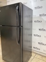 Frigidaire Used Refrigerator Top and Bottom 30x66 (Black) 