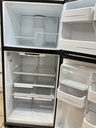 Ge Used Refrigerator Top and Bottom 30x66 1/2” (Black) 