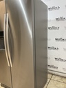 Whirlpool Used Refrigerator Side by Side Counter Depth 36x69 (Stainless Steel) 