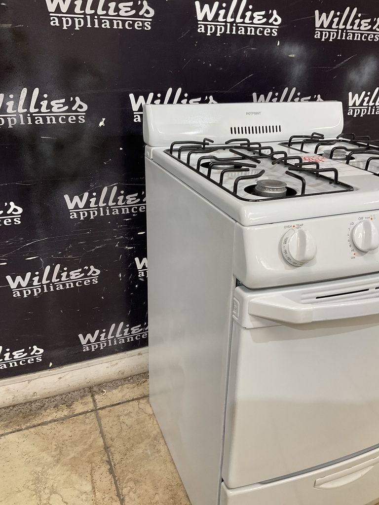 Hotpoint Used Natural Gas Stove 24inches (White) 