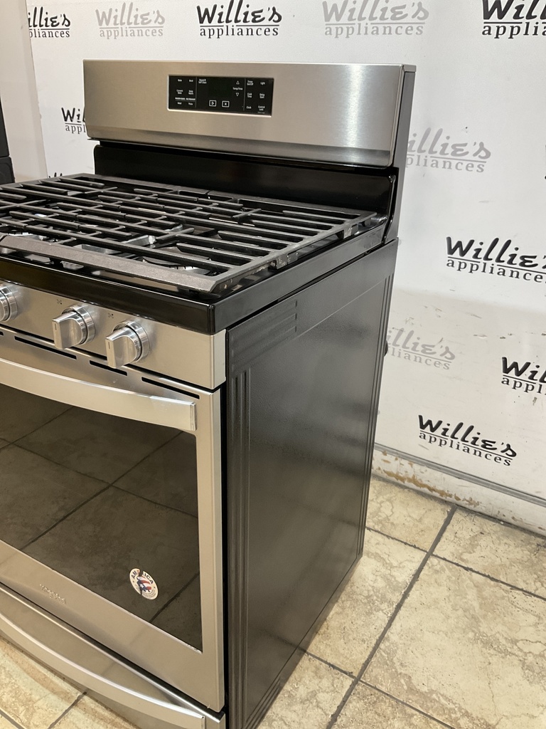 Whirlpool Used Natural Gas Stove 30inches (Stainless Steel) 