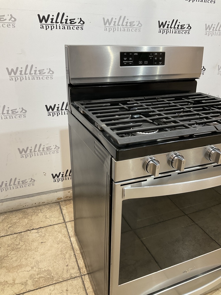 Whirlpool Used Natural Gas Stove 30inches (Stainless Steel) 