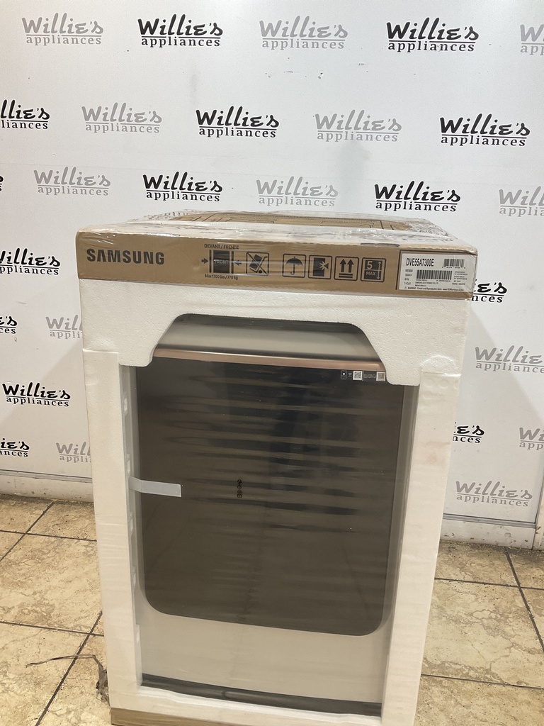 Samsung New Open Box Electric Dryer 220volts (30 AMP) 27inches”