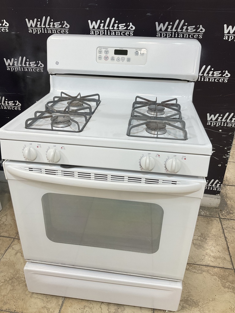 Ge Used Natural Gas Stove 30inches”