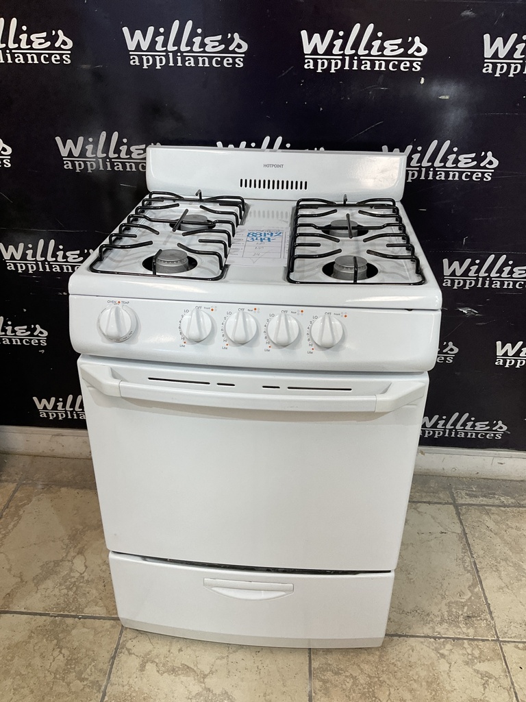Hotpoint Used Natural Gas Stove 24Inches”