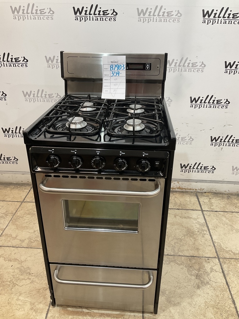 Frigidaire Used Natural Gas Stove 20inches”