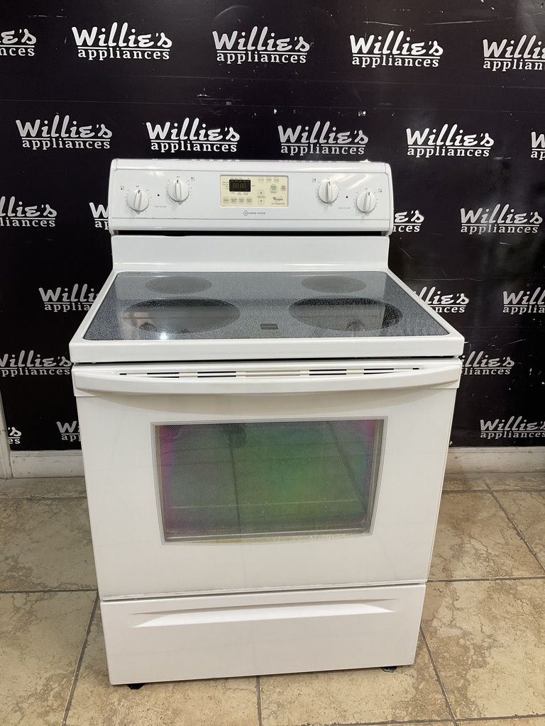 Whirlpool Used Electric Stove 220volts (40/50 AMP) 30inches