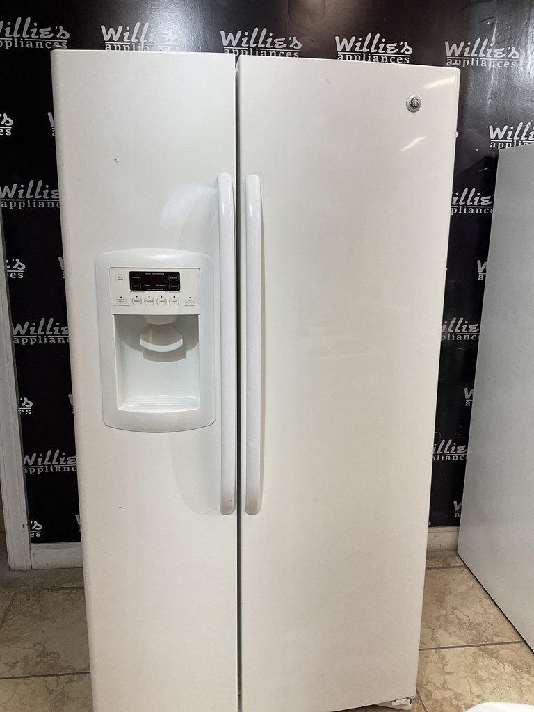 Ge Used Refrigerator Side by side 36x69 1/2”
