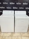 Kenmore Used Electric Set Washer/Dryer 220volts (30 AMP) 27/27inches