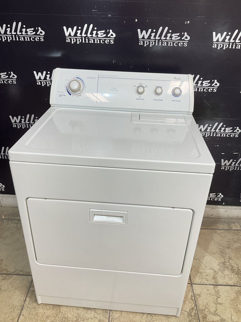 Whirlpool Used Electric Dryer 220volts (30 AMP) 29inches {no cord}