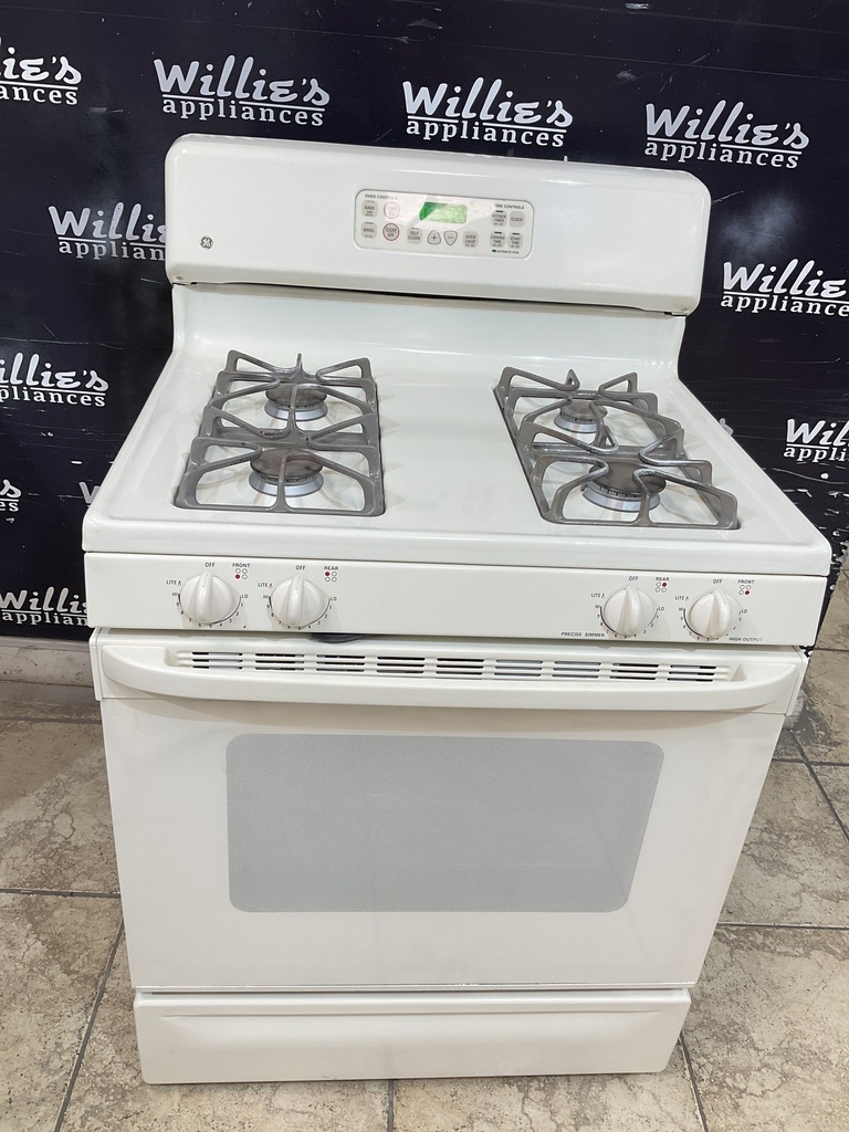 Ge Used Natural Gas Stove 30inches 