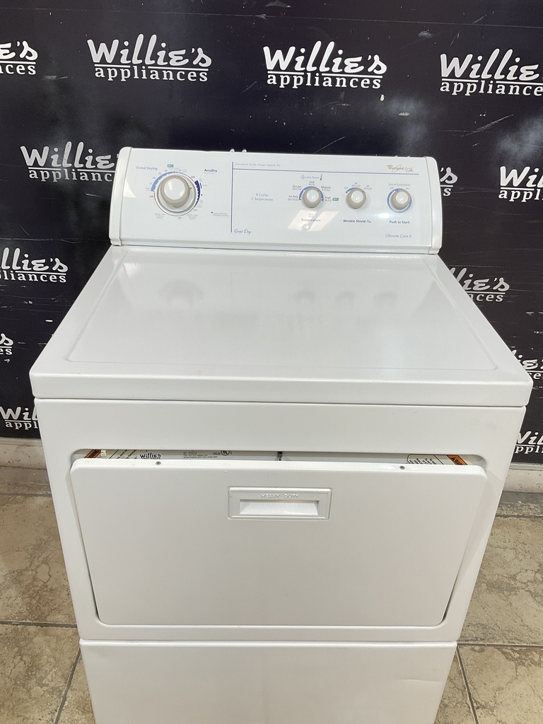 Whirlpool Used Electric Dryer 220volts (30 AMP) 27inches {3 prong} 