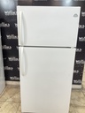 White Westinghouse Used Refrigerator Top and Bottom 30x65 1/2” 