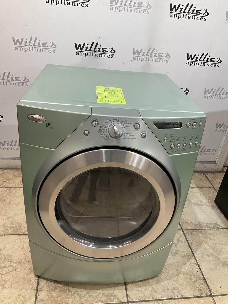 Whirlpool Used Electric Dryer 220volts (30 AMP) 27inches {3 prong}