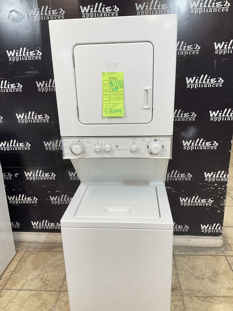 Ge Used Electric Unit Stackable 220volts (30 AMP) 24x71 1/2” {3 prong}