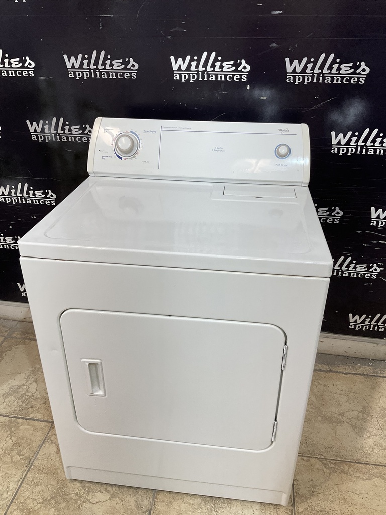 Whirlpool Used Electric Dryer 220volts (30 AMP) 29inches {no cord} 