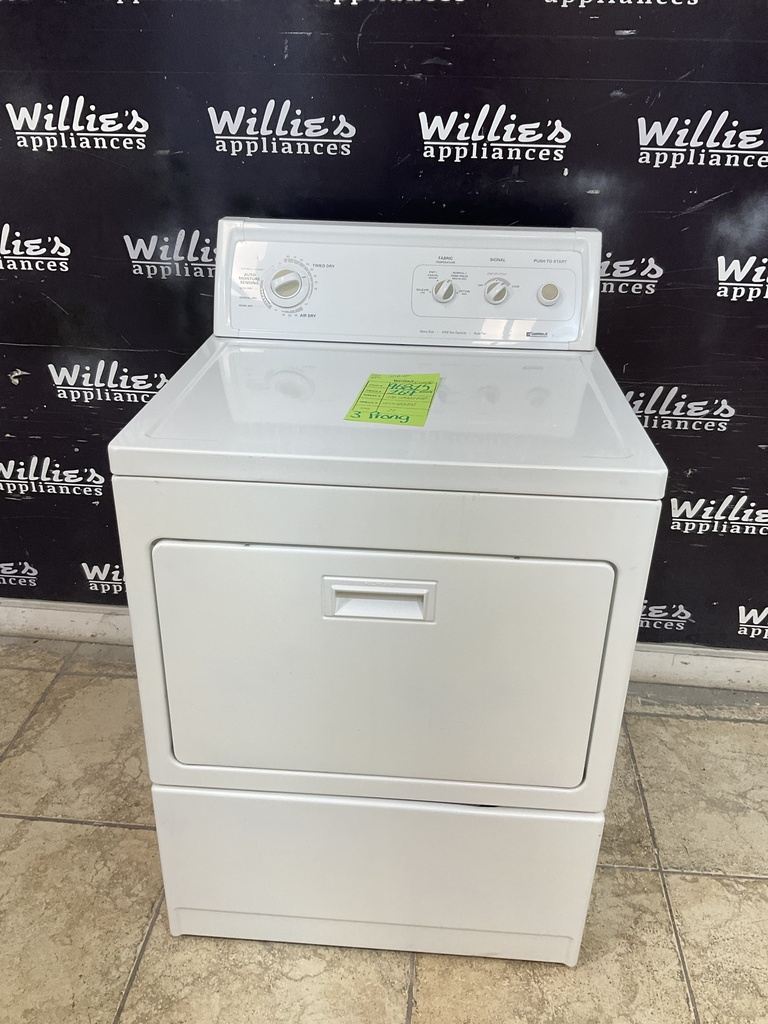 Kenmore Used Electric Dryer 220volts (30 AMP) 27inches {3 prong} 