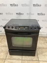Ge Used Electric Stove 220volts (40/50 AMP) 30inches {3 prong} (Black) 