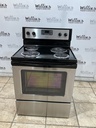 Whirlpool Used Electric Stove 220volts (40/50 AMP) 30inches {no cord} (Stainless Steel) 