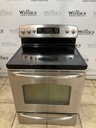 Ge Used Electric Stove 220volts (40/50 AMP) 30inches {no cord} (Stainless Steel)