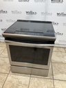 Whirlpool Used Electric Stove 30inches (40/50 AMP) 30inches {4 prong} (Stainless Steel)
