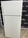 Ge Used Refrigerator Top and Bottom 28x64 1/2” (Bisque) 