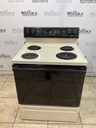 Hotpoint Used Electric Stove 220volts (40/50 AMP) 30inches {no cord} (Bisque/Black)