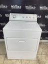 Whirlpool Used Electric Dryer 220volts (30 AMP) 29inches {4 prong} (White)